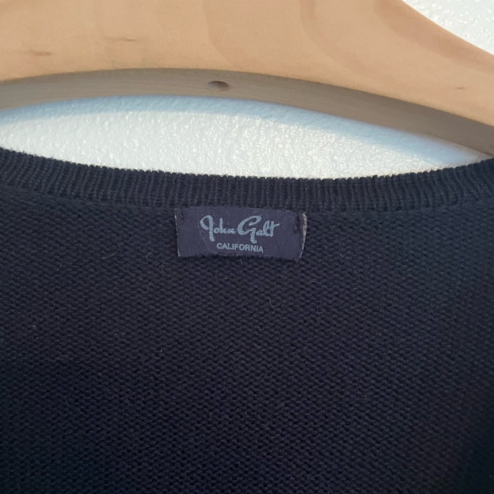 John Galt Argyle Button Up Sweater - Picture 2 of 4